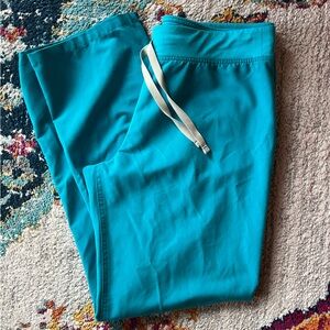 FIGS Teal Livingston pants